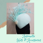 Load image into Gallery viewer, HHB130 Teardrop Fascinator Block approx 8&quot; x 6&quot;

