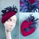 Load image into Gallery viewer, HHB130 Teardrop Fascinator Block approx 8&quot; x 6&quot;
