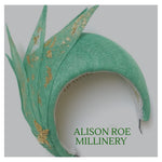 Load image into Gallery viewer, HHB243 Fascinator Halo Block 4&quot; wide
