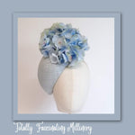 Load image into Gallery viewer, HHB404 Small Teardrop Fascinator approx 6.5&quot; x 5&quot;
